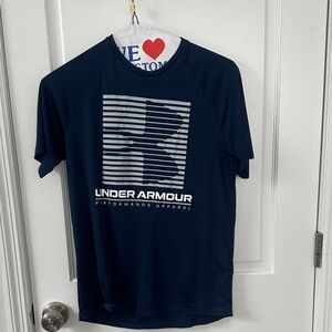 Under Armour Men's Dark Blue Graphic Tee